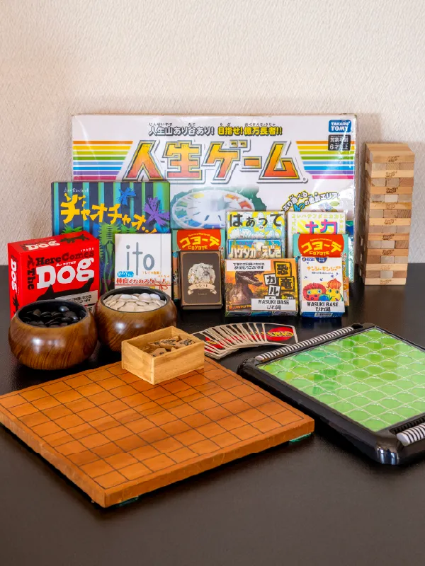 オセロ・将棋・UNO・人生ゲーム・コヨーテ 他